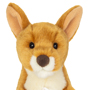 Teddy Hermann Kangaroo with Baby 30cm Plush Toy face