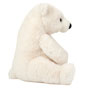 Teddy Hermann Polar Bear Sitting 35cm plush toy side view