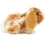 Teddy Hermann Ram Rabbit Light Brown White 23cm Plush Toy side view