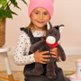 Teddy Hermann Sancho Donkey 32cm Soft Toy holding