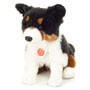 Teddy Hermann Sitting Tri-Colour Border Collie 30cm Soft Toy front