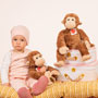 Teddy Hermann Yoyo Monkey 39cm Plush Soft Toy holding