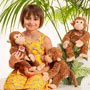 Teddy Hermann Yoyo Monkey 39cm Plush Soft Toy insitu