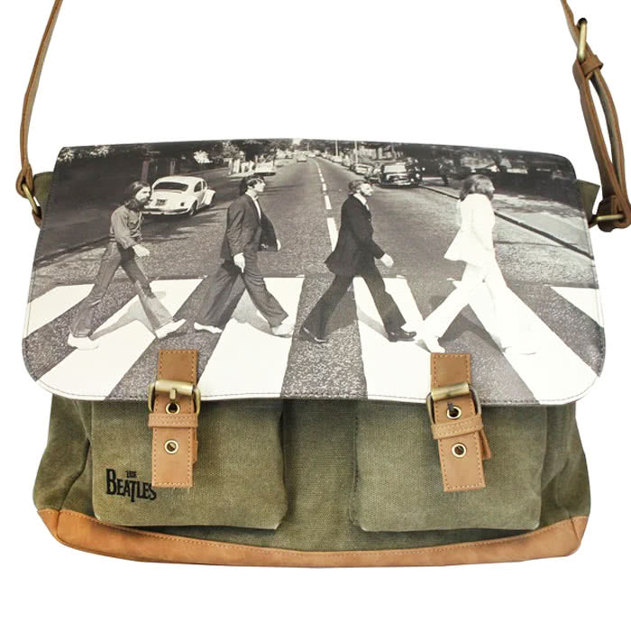 House of DisasterThe Beatles Abbey Road Green Satchel