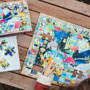 Eeboo Natural Science 100 Piece Puzzle making
